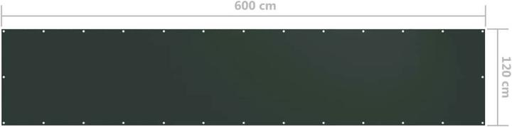 Image du produit VidaXL Balkon Sichtschutz (120 cm)