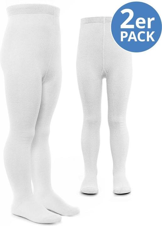 Produktbild La Loona LaLoona Baby-Strumpfhosen Strumpfhose 2er Pack - Weiss - (62/68)