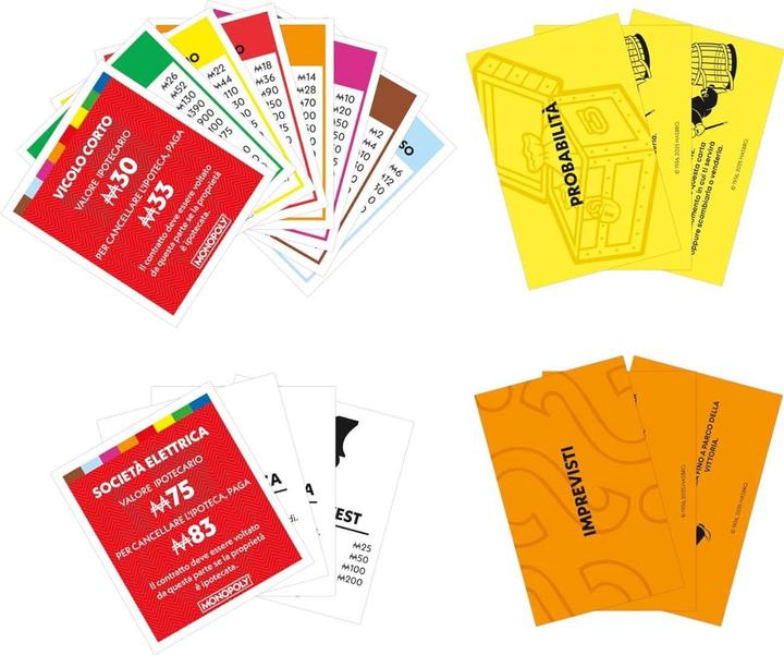 Produktbild Monopoly Brettspiel mit Aufbewahrungsfach und grösseren Spielfiguren (Italienisch)