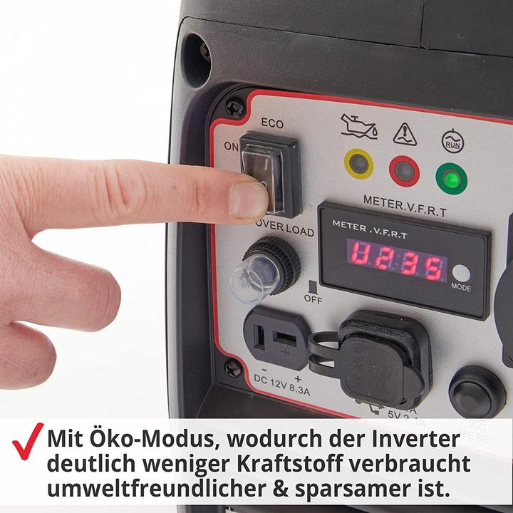 Actual product image Hecht IG 2201 Inverter Generator (2000 W, 4 l)
