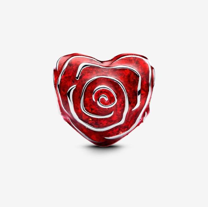 Immagine prodotto Pandora Fascino del cuore rosa (Sterling silver, Vernice a smalto)