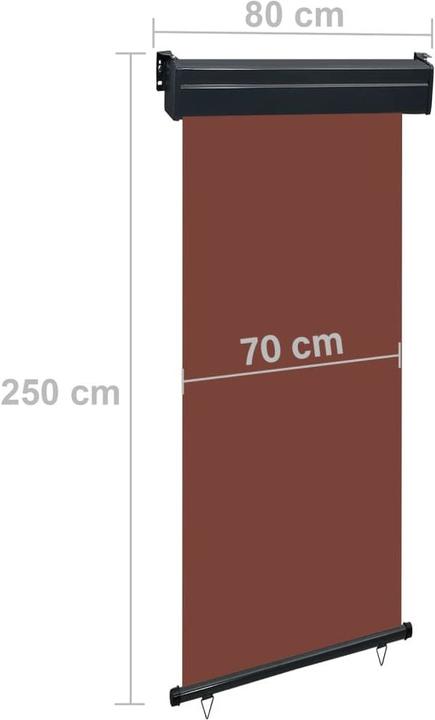 Actual product image VidaXL Side awning (0.80 m)