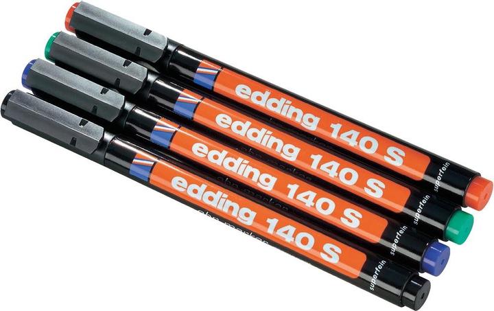 Immagine prodotto Edding Ohp (Blu, Verde, Rosso, Nero, 0.30 mm, 4 x)