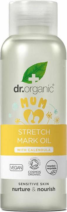 Immagine prodotto Dr. Organic Dr Organic Stretch Mark Oil with Calendula Firm Smooth Pregnancy Natural Vegan Riduce l'aspetto (Olio corpo, 100 ml)