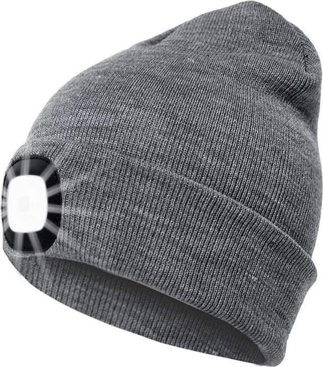 Produktbild Out of the blue Beanie-Mütze mit LED Licht Universalgrösse Grau