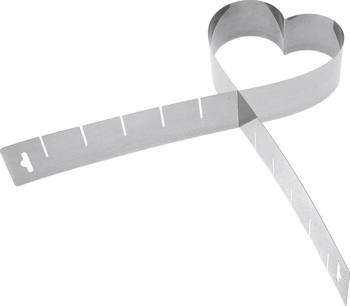 Actual product image Westmark Heartbaking tin, stainless steel, 19x5 cm
