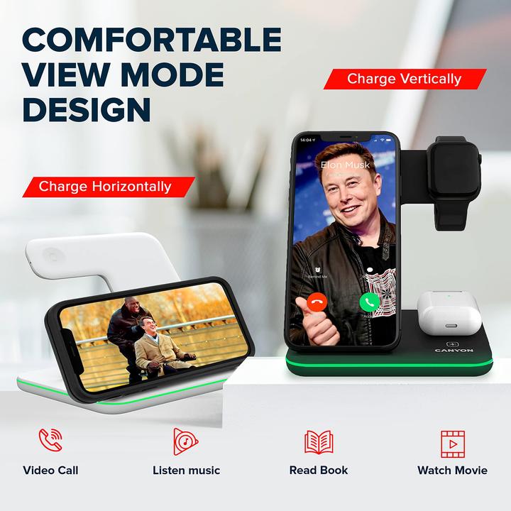 Image du produit Canyon Wireless Dock 3in1 (15 W)
