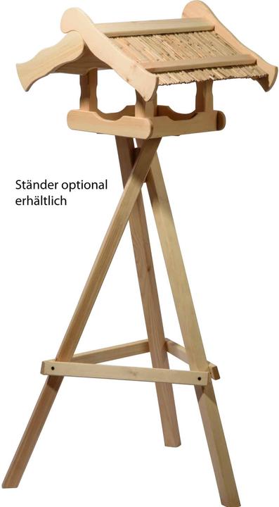 Actual product image Dobar Large "Kunoy" birdhouse with thatched roof, for stands