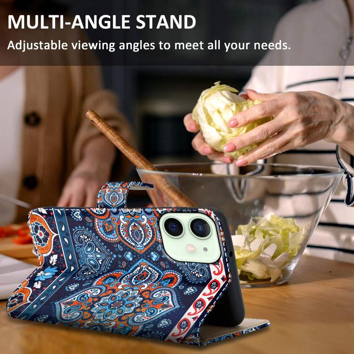 Actual product image Cadorabo Book cover with print (Apple iPhone 12 mini)