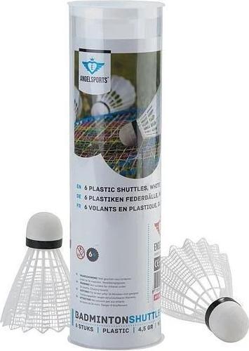Produktbild Angel Sports 6 Kunststoff-Shuttles in den Ärmel-weiss