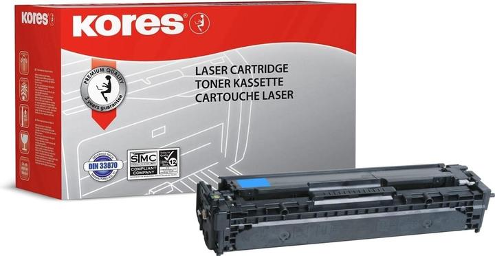 Produktbild Kores Toner für hp Color LaserJet CP1215-CP1515 cyan Kapazitaet 1.400 Seiten Gruppe - (C)