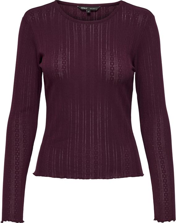 Only Normal geschnitten Rundhals Top Top (XS)