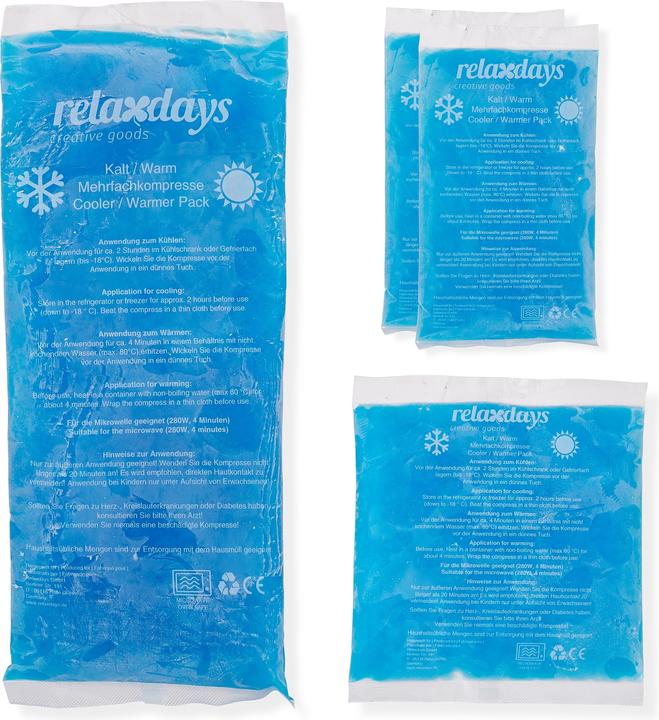 Image du produit Relaxdays 4x pad de refroidissement (4 x, 870 g)