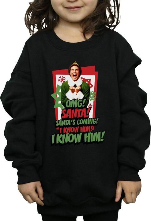 Immagine prodotto Elf OMG Santa Felpa Ragazze (128)