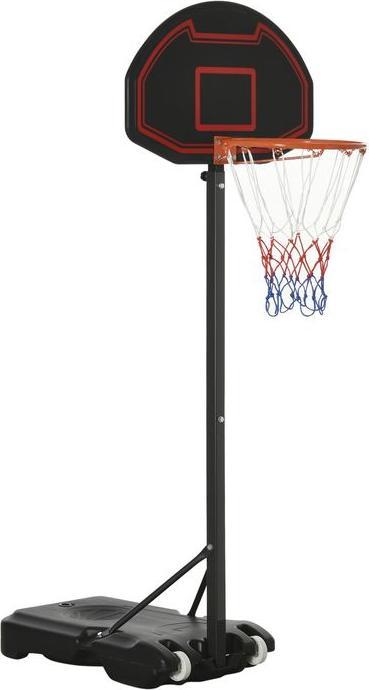 Produktbild Swisshandel24 Basketballkorb mit Ständer Outdoor höhenverstellbar Basketballständer mit Rädern 195-250 cm geeignet