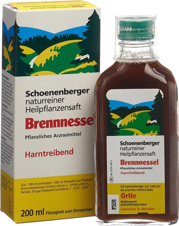 Actual product image Schönenberger Nettle medicinal plant juice juice