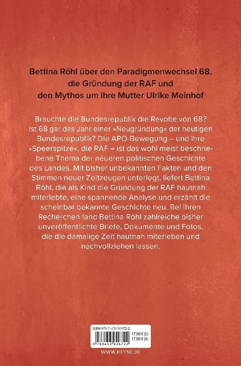 Immagine prodotto „Die RAF hat euch lieb“ (Tedesco, Bettina Röhl, 2024)