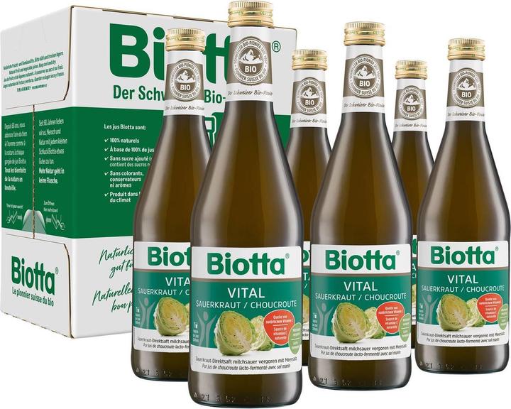 Actual product image Biotta Vital sauerkraut organic (6 x 50 cl)