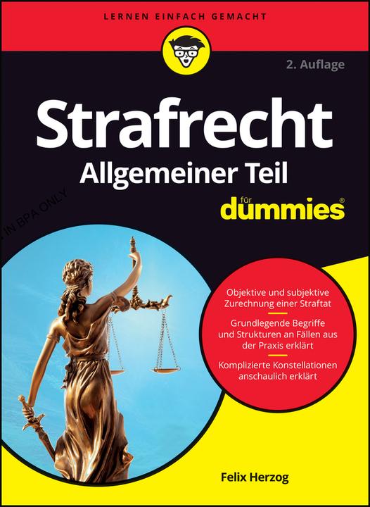 Image du produit Strafrecht Allgemeiner Teil für Dummies (Allemand, Félix le Duc, 2023)