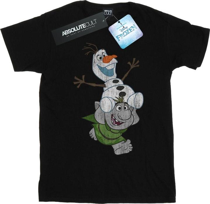 Immagine prodotto Disney Frozen Olaf And Troll Maglietta Ragazzi (128)