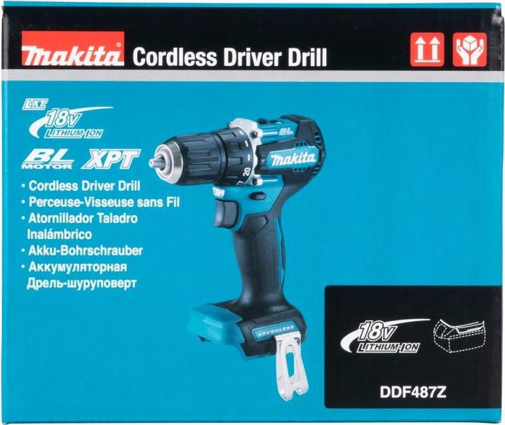 Actual product image Makita DDF487Z (Rechargeable battery operated)