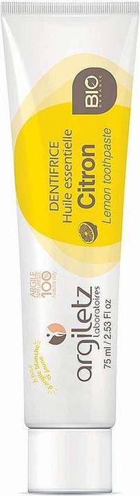 Actual product image Argiletz Toothpaste lemon organic (75 ml)