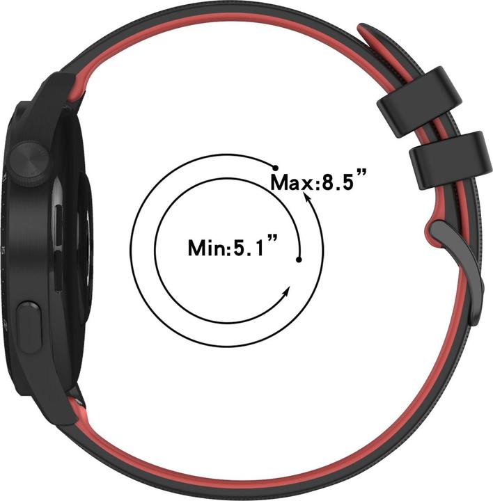 Produktbild Avizar Ersatzarmband (haltbare Silikon, Huawei Watch GT 3 (46 mm))