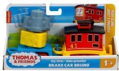 Immagine prodotto Fisher-Price Thomas & Friends Giocattolo per bambini La mia prima auto a freni Bruno Veicolo a spinta con carico