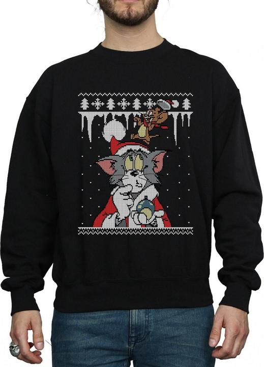 Immagine prodotto Tom & Jerry Christmas Fair Isle Felpa Uomo (XL)