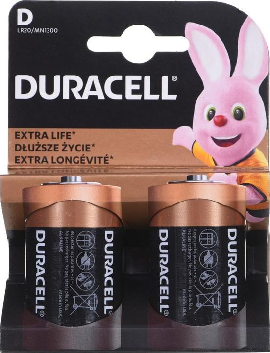 Actual product image Duracell Extra Life (2 pcs., D)
