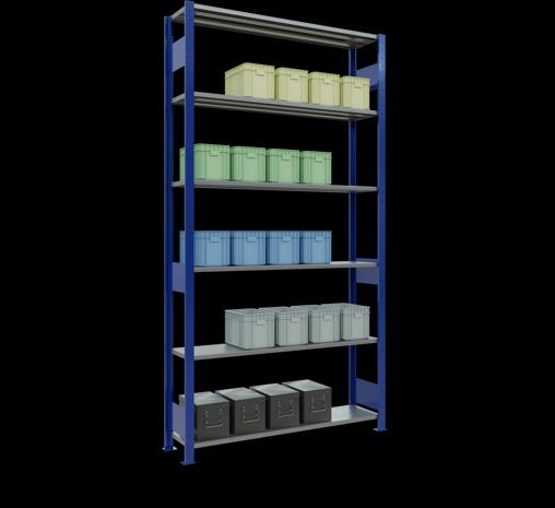 Image du produit Schulte Lagertechnik Elément départ MULTIplus150 avec traverse de longueur