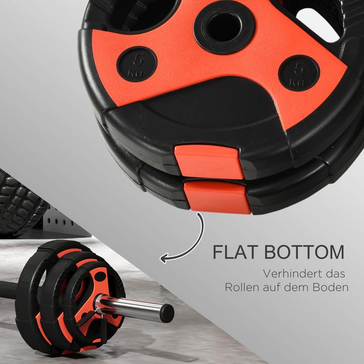 Produktbild SportNow Langhantel Set mit Langhantelstange (2 x 5 kg)
