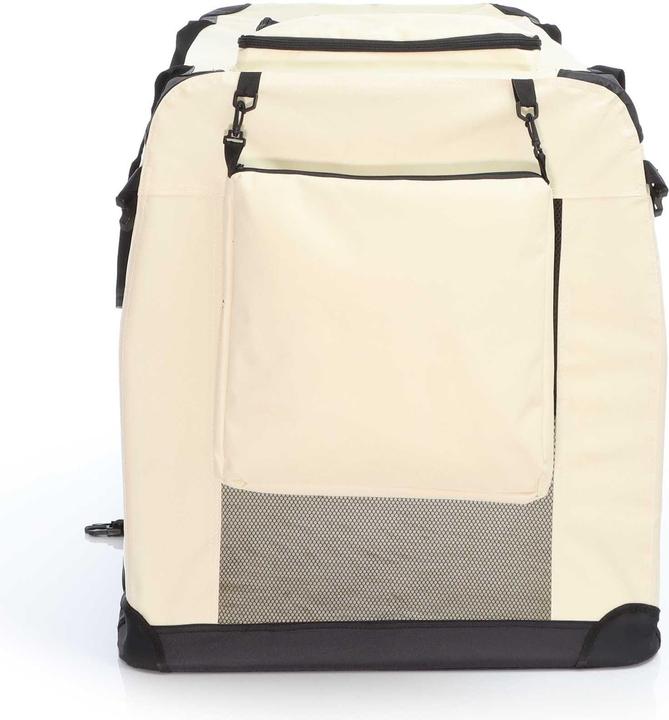 Immagine prodotto Wiltec Fudajo Scatola da trasporto XXXL pieghevole Beige 100x69x69cm Scatola per cani Scatola da viaggio (Cane, Pieghevole)