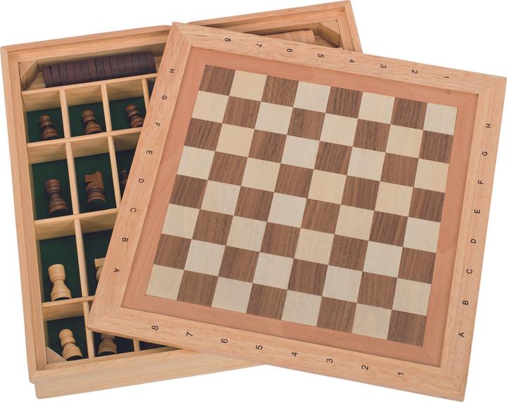 Productafbeelding Goki Spelset Schaken, Dammen en Schaakbord