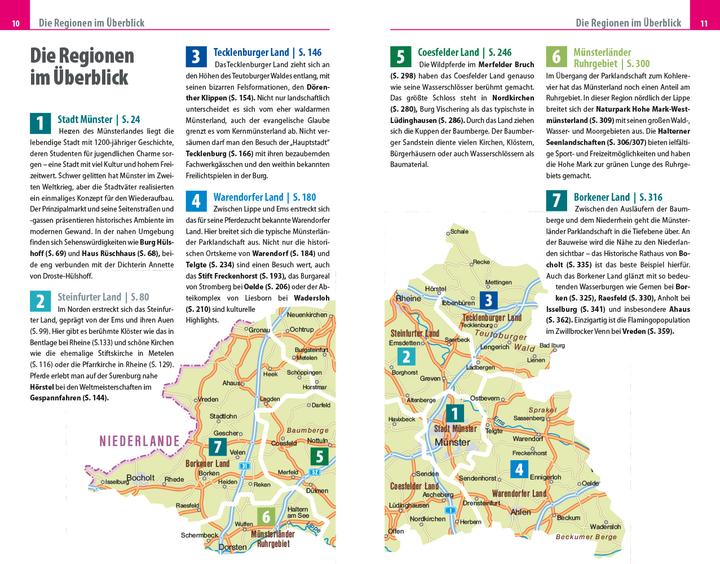 Produktbild Reiseführer Münsterland (Deutsch, Hans Otzen, Barbara Otzen, 2021)