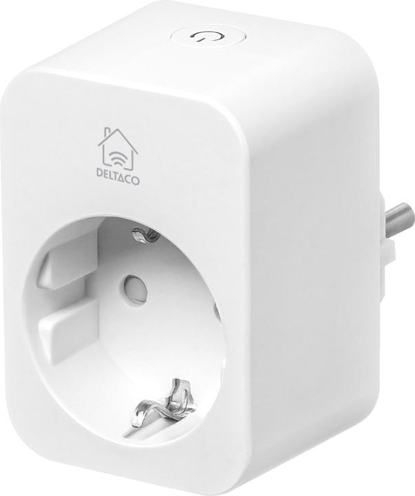 Actual product image Deltaco Smart Home indoor socket outlet with consumption monitor