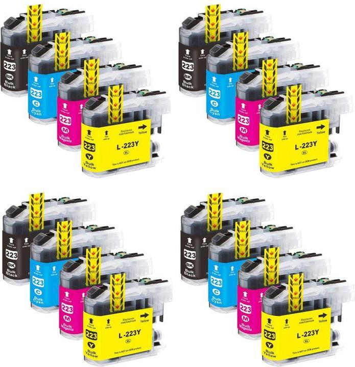 Image du produit Hermex Cartouches d'encre compatibles Brother MFC-J5620DW (M, CF, C, Y)