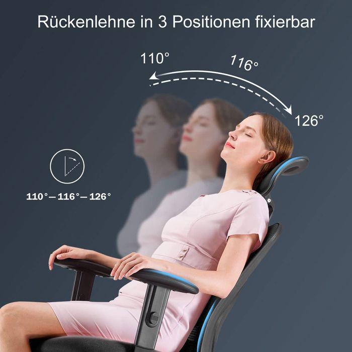 Actual product image Sihoo Office chair with lumbar support