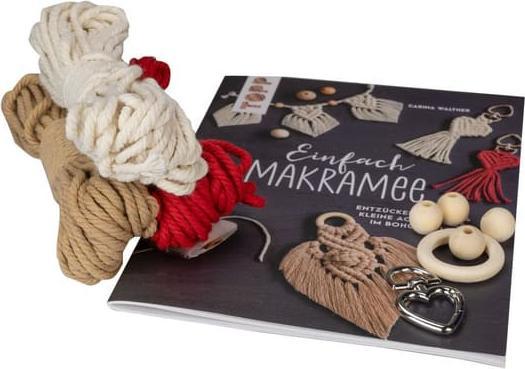 Actual product image Simple macramé creative set. With instruction book and material