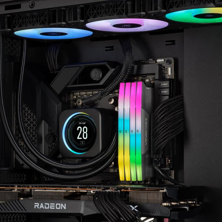 Produktbild Corsair Vengeance RGB (2 x 16GB, 6000 MHz, DDR5-RAM, DIMM)