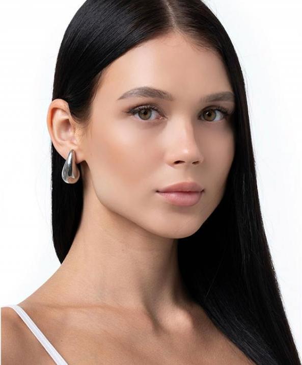 Actual product image Sensora Jewelry California earrings (Stainless steel)