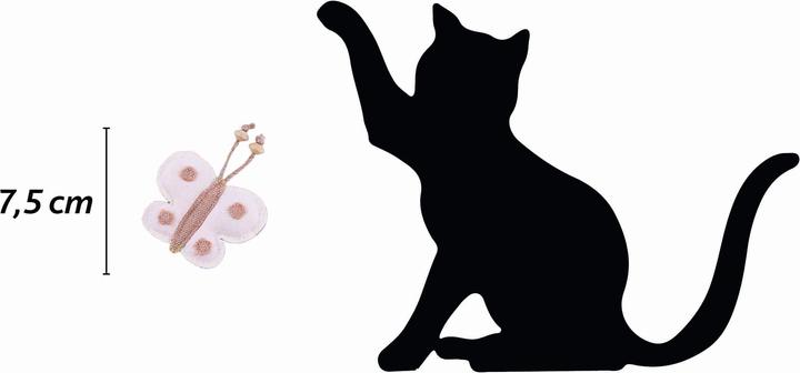 Actual product image Anijoy Cat toy Butterfly (Plush toy cat)