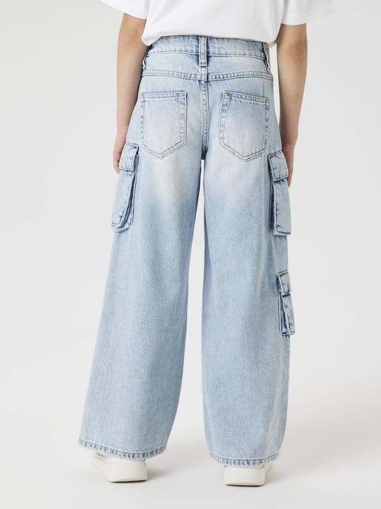 Actual product image Name it NKFBELLA WIDE CARGO JEANS 8772-BE NOOS (164)