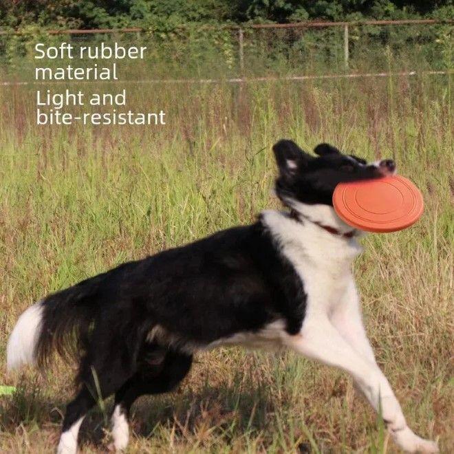 Actual product image MU Classic Play-off Series floating frisbee made of silicone
