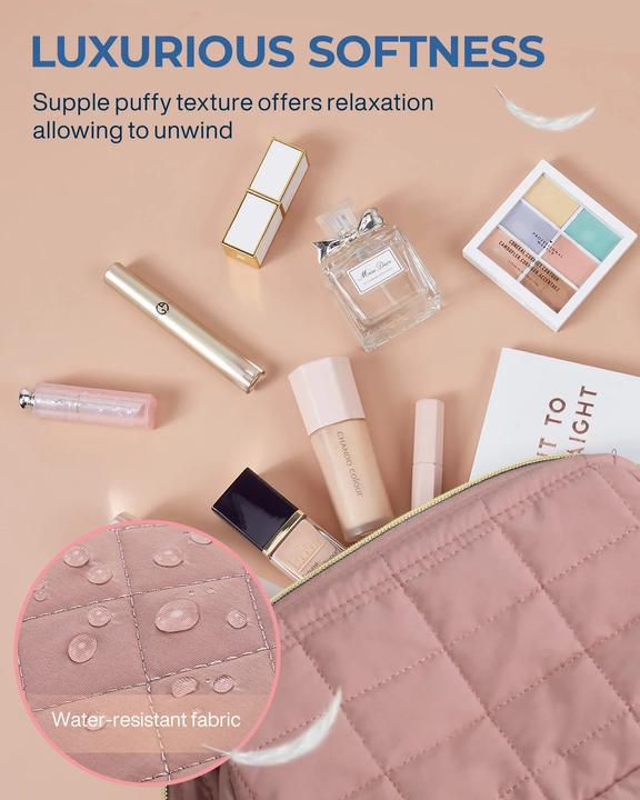 Image du produit Only-Bags.Store Trousse de toilette Make-up Organizer Large ouverture Sac Voyage essentiel Accessoires de toilette