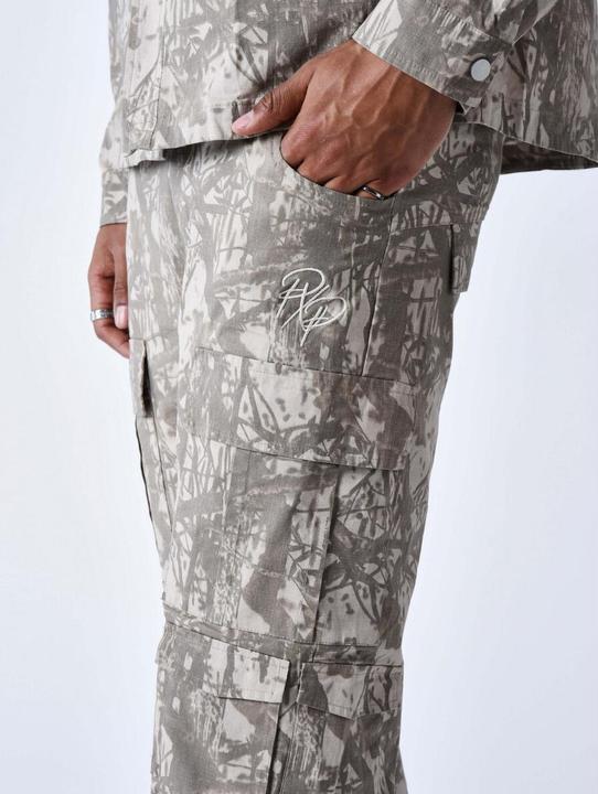 Immagine prodotto Project X Paris Pantaloni cargo multitasche con motivo rametti (XL)