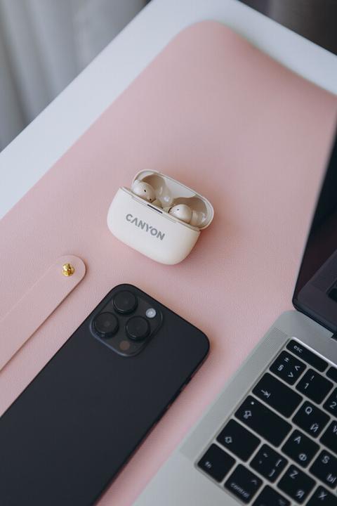 Produktbild Canyon TWS-10, On Go, 10 ANC, True Wireless Bluetooth in-ear headphones, charging station in (ANC, 2 h, Kabellos)