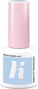 HI #317 Nagellack Blau Weiss 5ml (Blau, Weiss, Farblack)