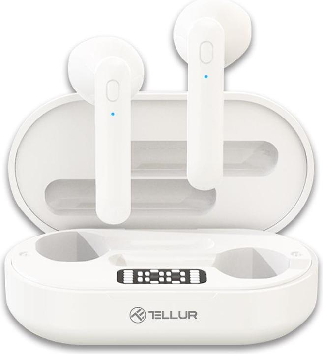 Immagine prodotto Tellur Auricolari Flip True Wireless bianchi (120 h, Senza fili)