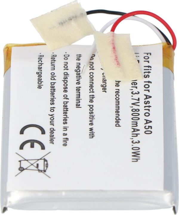 Actual product image AccuCell Astro A50 battery, SRP603443